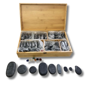 Hot Stone (Real Basalt) 76 pieces